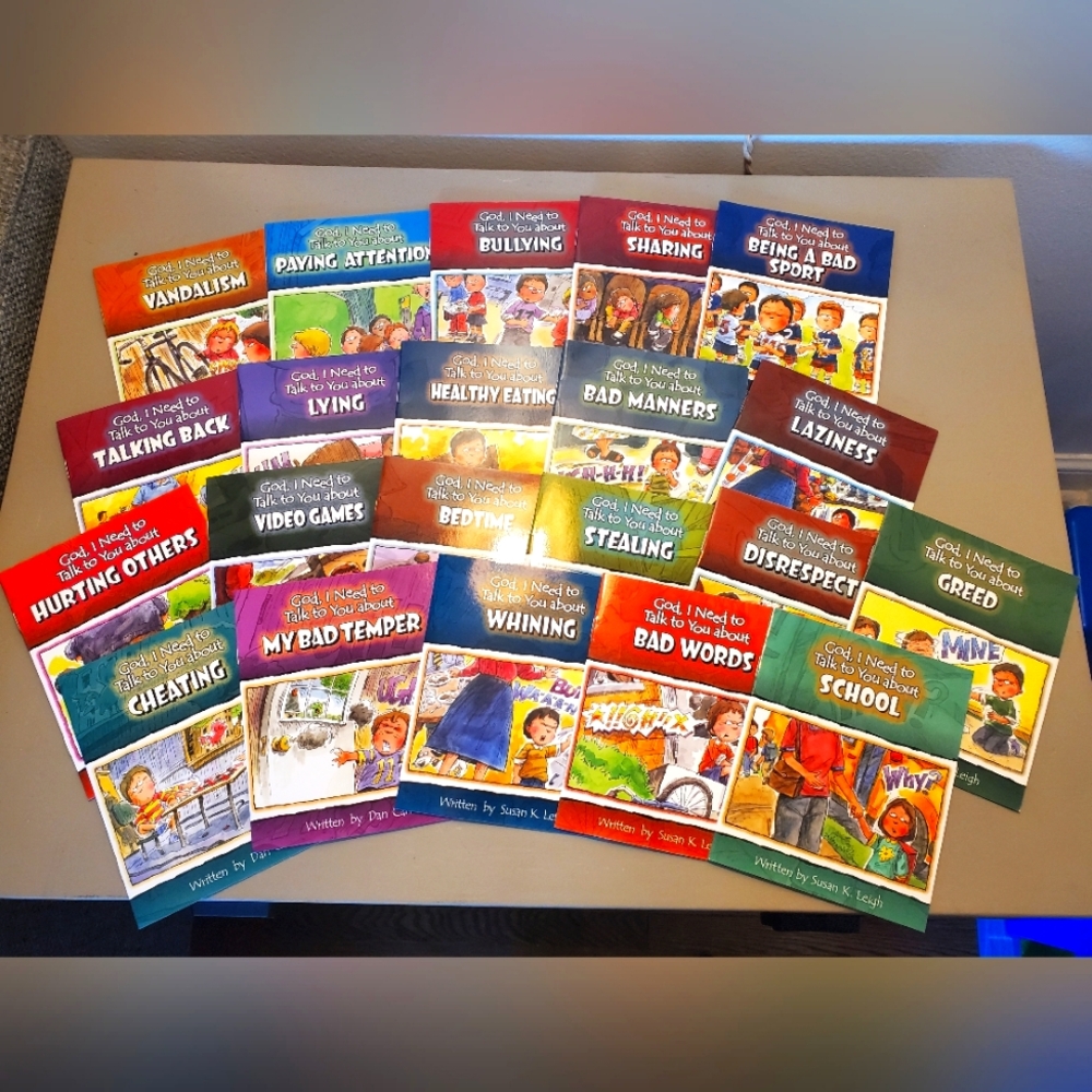 Children's book series  "God I want to talk to you about..."